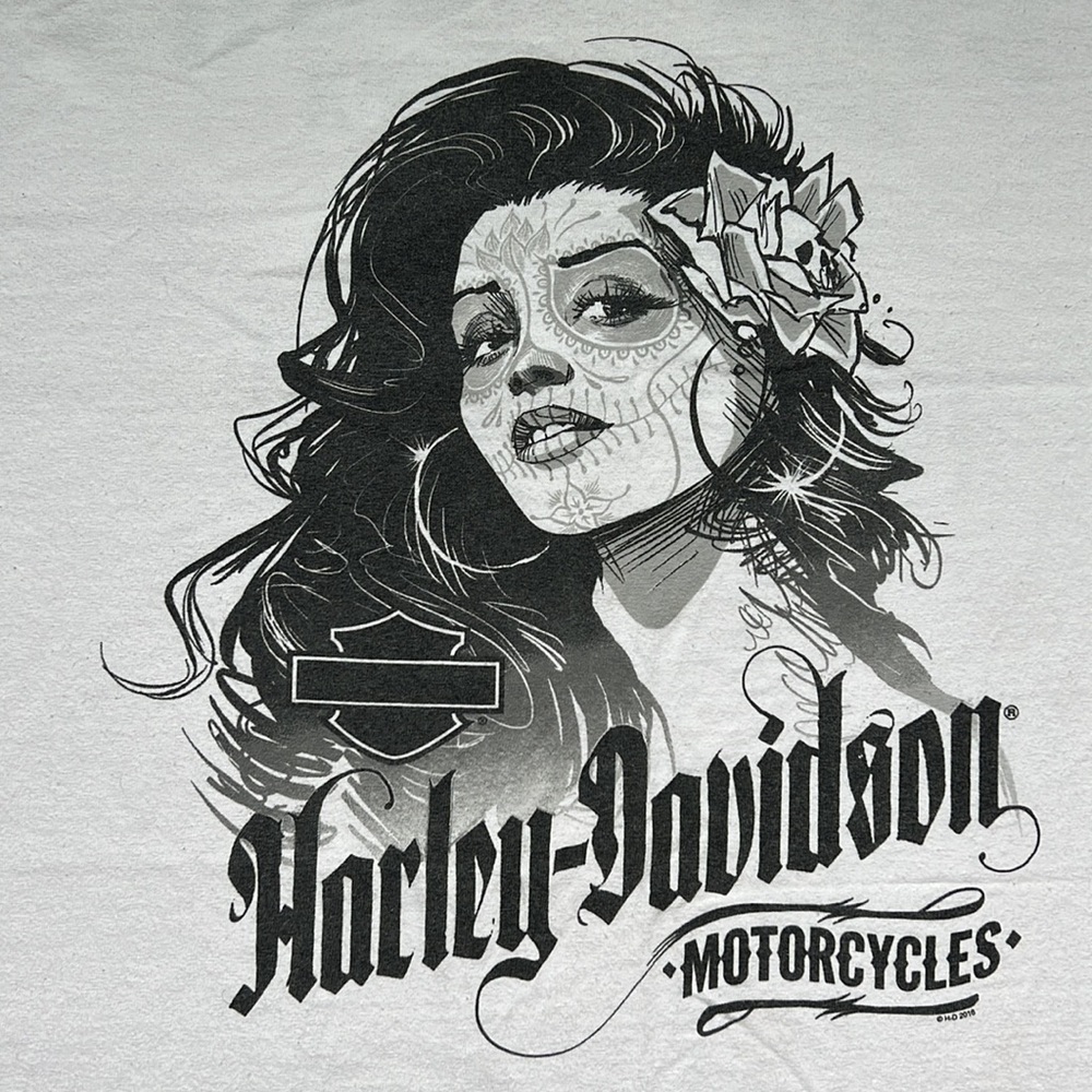 Harley-Davidson® Men's Bonita Sugar Skull T-Shirt - Picture 4 of 12
